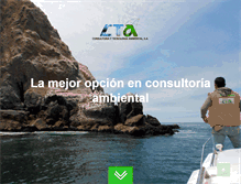 Tablet Screenshot of cta-consultoria.com